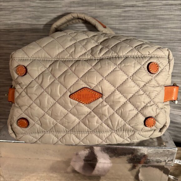 MZ Wallace Small Sutton Crossbody Bag in Cream - Picture 5 of 15